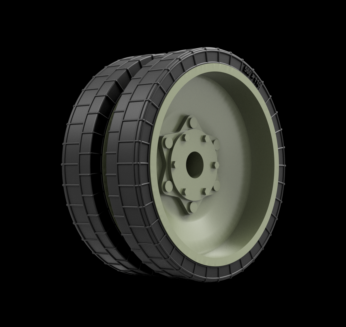 Panzer Art RE35-774 BMP-3 Road wheels 1/35