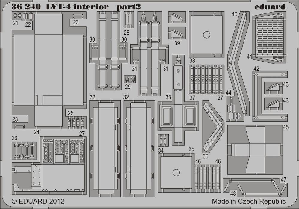 Eduard 36240 LVT-4 interior 1/35 AFV Club – Bild 2