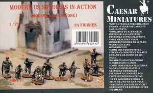 Caesar Miniatures HB11 Modern US Soldiers in Action 1/72
