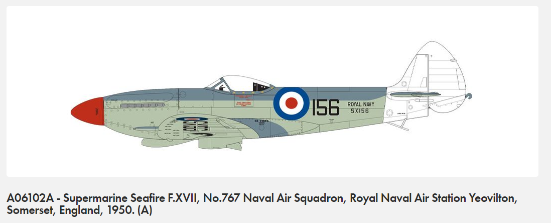 Airfix 06102A Supermarine Seafire F.XVII 1/48 – immagine 8