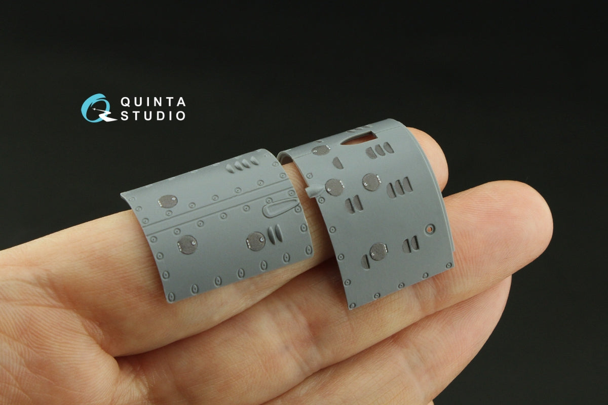 Quinta Studio QP32019 Hatches and Panels for Macchi Mc. 202 Folgore (Italeri) 1/32 – Bild 9