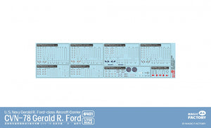 Magic Factory 6401 USS Gerald R. Ford (CVN-78) - US Navy Gerald R.Ford - class Aircraft Carrier 1/700 – Bild 15