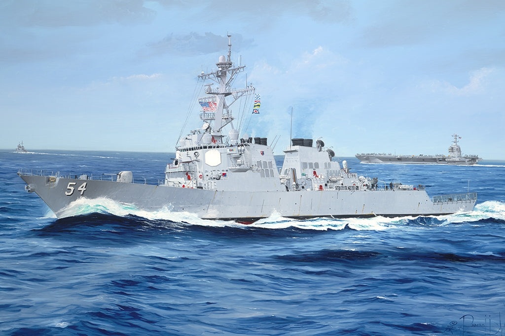 J&amp;#39;adore la maquette 62007 USS Curtis Wilbur DDG-54 au 1/200