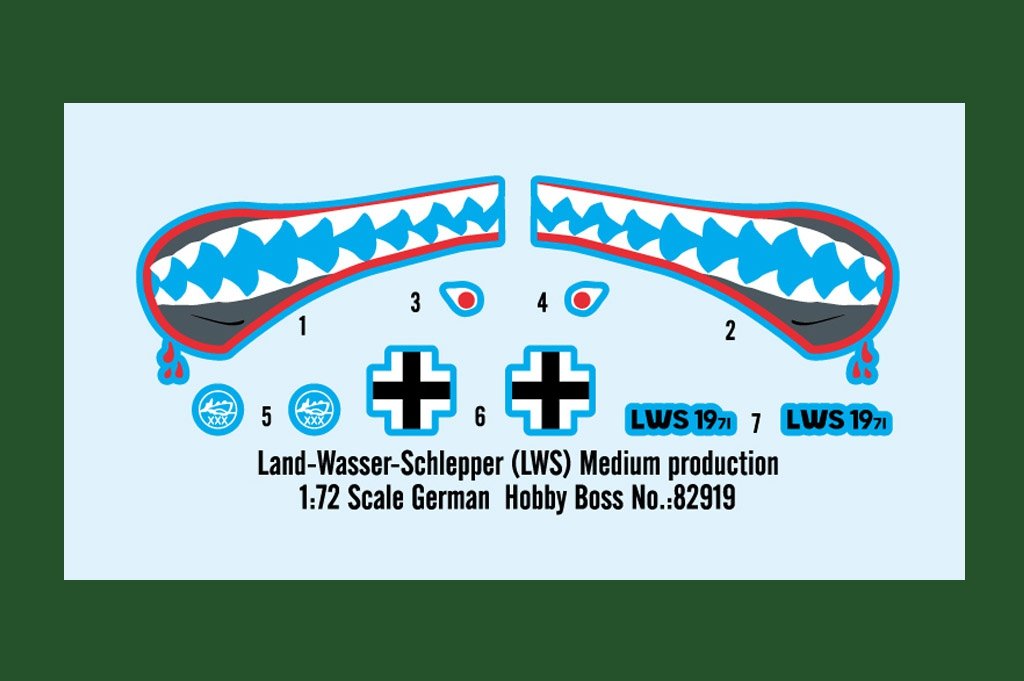 Hobby Boss 82919 German Land-Wasser-Schlepper (LWS) Medium production 1/72 – immagine 2