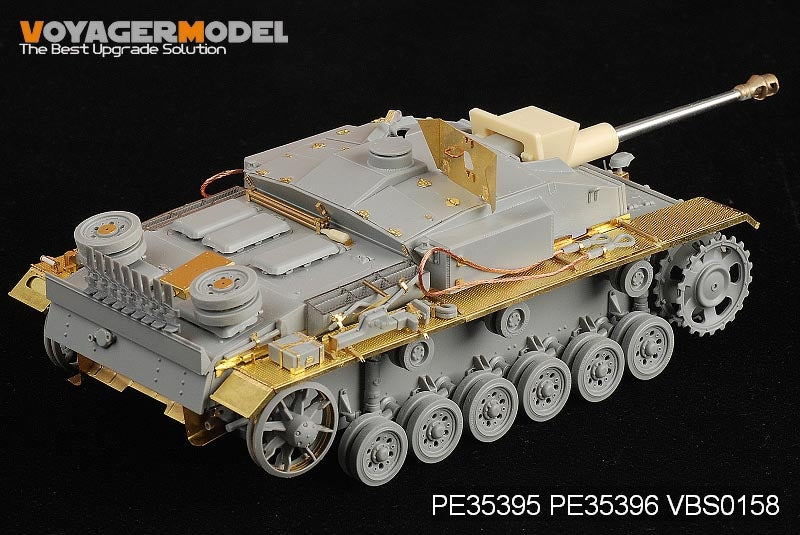 Voyager Model PE35395 WWII German StuG.III Ausf.F8 Late Production Basic For DRAGON 6644 1/35 – immagine 4