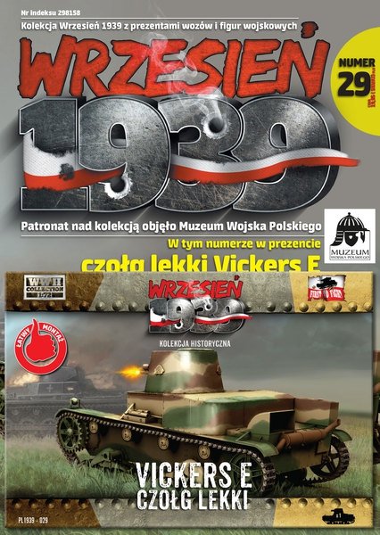 First to Fight PL029 Czołg lekki Vickers E 1/72