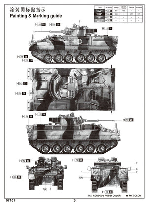 Trumpeter 07101 British Warrior Tracked Mechanised Combat Vehicle 1/72 – Bild 4