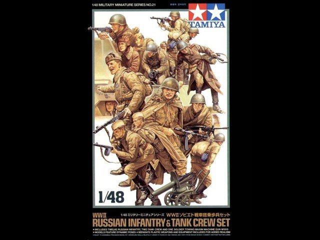 Tamiya 32521 Russian Infantry 1/48