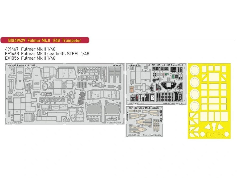 Eduard BIG49429 Fulmar Mk.II TRUMPETER 1/48 – immagine 2
