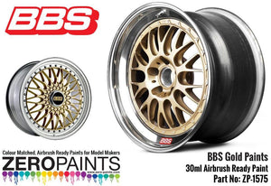 Zero Paints ZP-1575 BBS Wheel Gold Paint 30ml – immagine 2