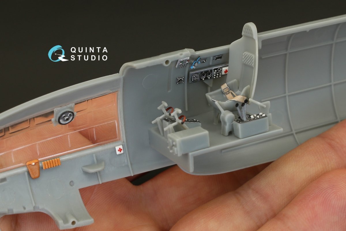 Quinta Studio QD48100 IL-4 3D-Printed &amp;amp; coloured Interior on decal paper (for Xuntong kit) 1/48 – Bild 10