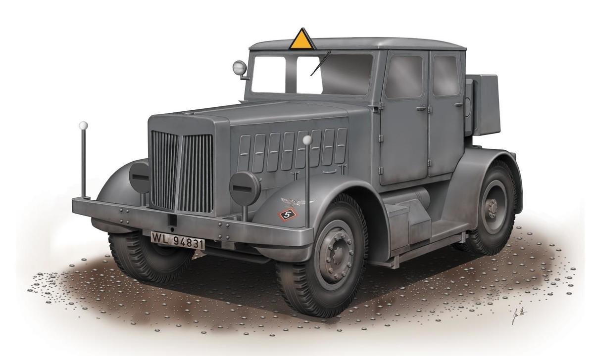 Special Armour 72001 SS-100 Gigant Schwerer Radschlepper/ Heavy Tra. 1/72 – zdjęcie 2