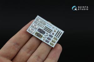 Intérieur imprimé en 3D et coloré sur papier décalcomanie Quinta Studio QD35143 Kubelwagen Type 82 (Hero) 1/35  – image 4