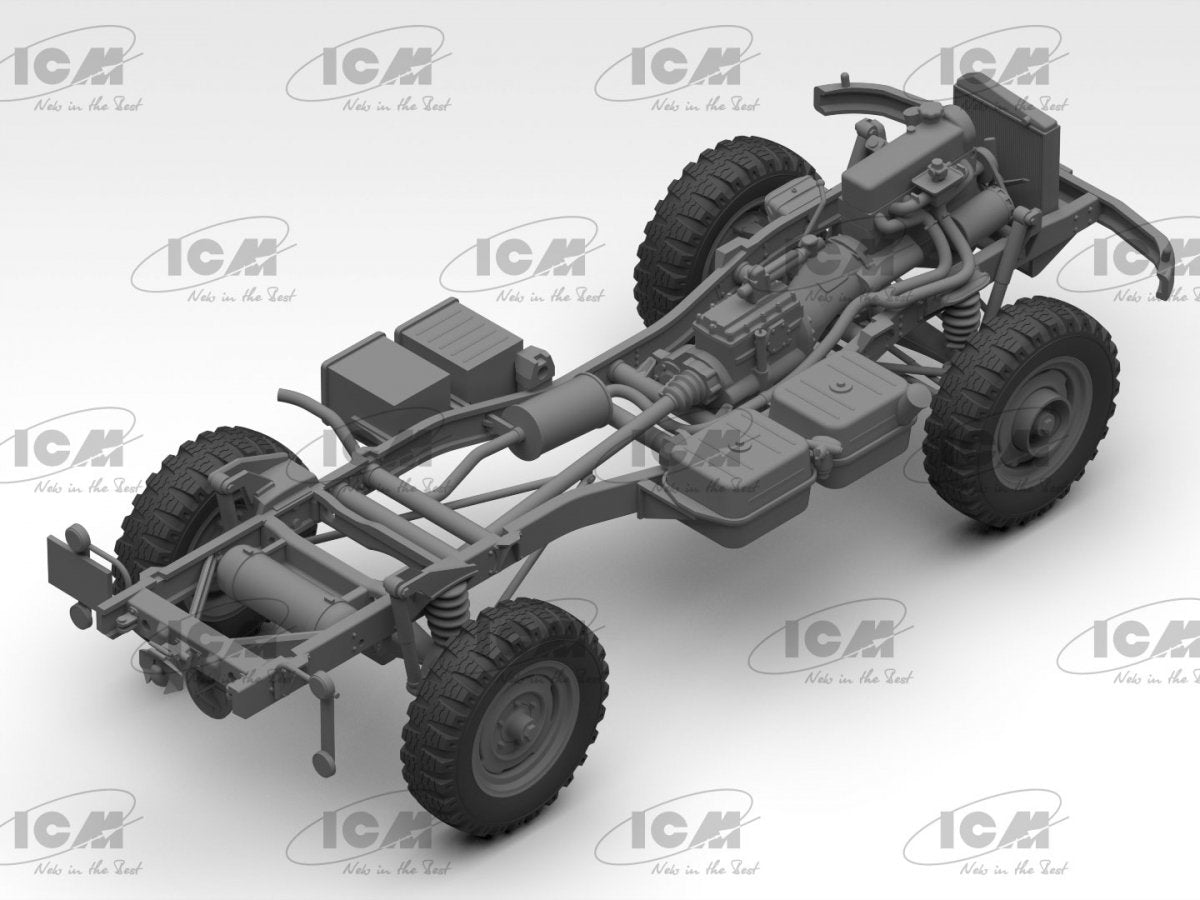 ICM 35135 Unimog S 404 German military truck 1/35 – imagen 8