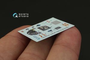 Quinta Studio QD48104 Bf 109G-6 3D-Printed &amp;amp; coloured Interior on decal paper (for Zvezda kit) 1/48 – immagine 4