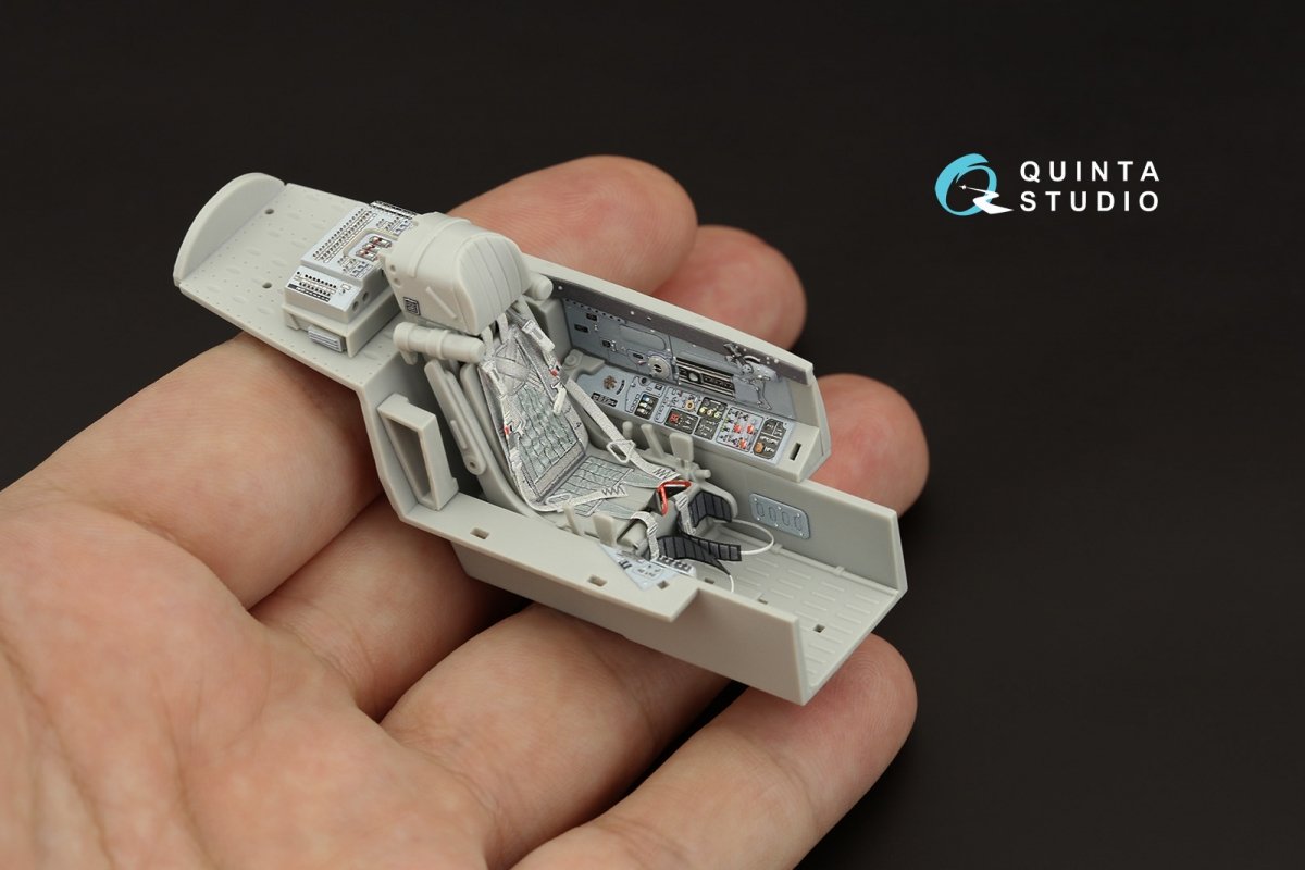 Quinta Studio QD32142 MiG-29 9-13 Fulcrum C 3D-Printed &amp;amp; coloured Interior on decal paper (Trumpeter) 1/32 – zdjęcie 7