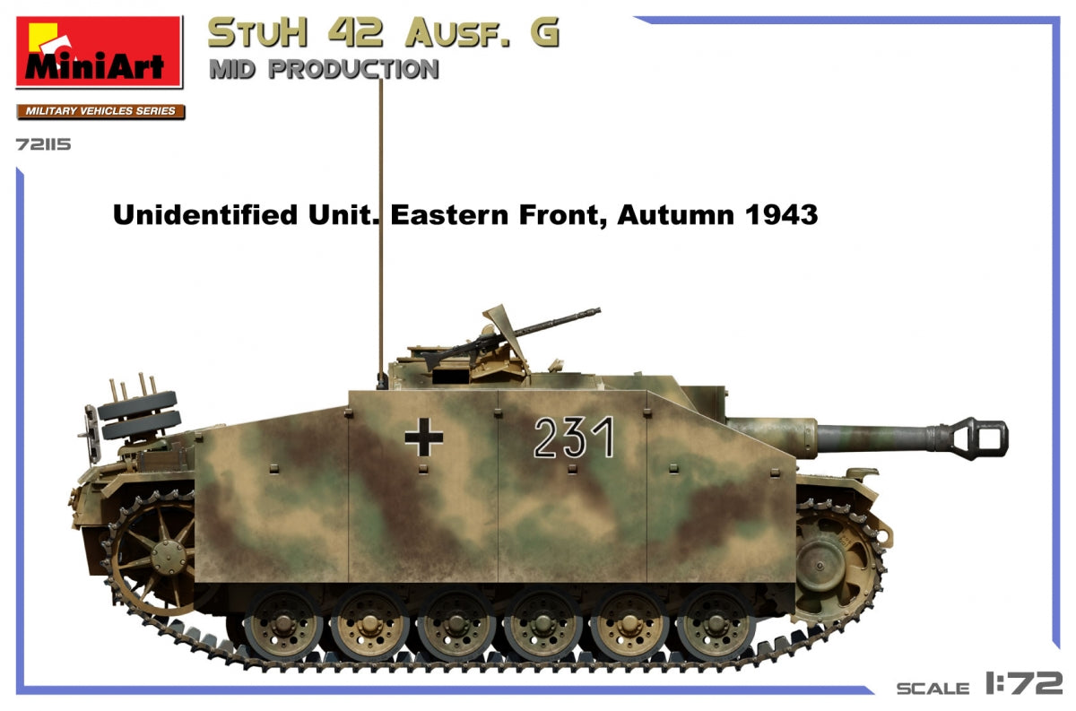 MiniArt 72115 StuH 42 Ausf. G MOYENNE PRODUCTION 1/72 – image 4