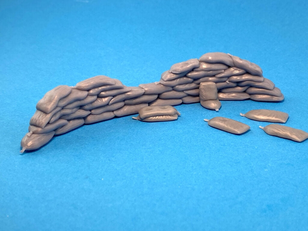 Point of no Return 3524052 Worki z piaskiem (stanowisko KM typ 1) / Sandbags (MG Firing post - type 1) 1/35 – immagine 4