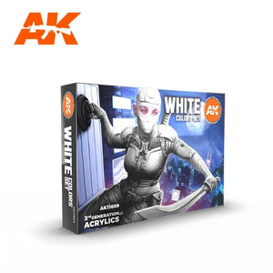 AK Interactive AK11609 WHITE COLORS SET 6x17 ml – zdjęcie 2