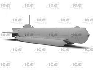ICM S019 Sous-marin de poche allemand de type « Molch » (Seconde Guerre mondiale) à l&amp;#39;échelle 1/72 – image 4