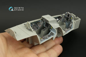 Intérieur du F-14B imprimé en 3D et coloré, modèle Quinta Studio QD32099 (Trumpeter), échelle 1/32 – image 12