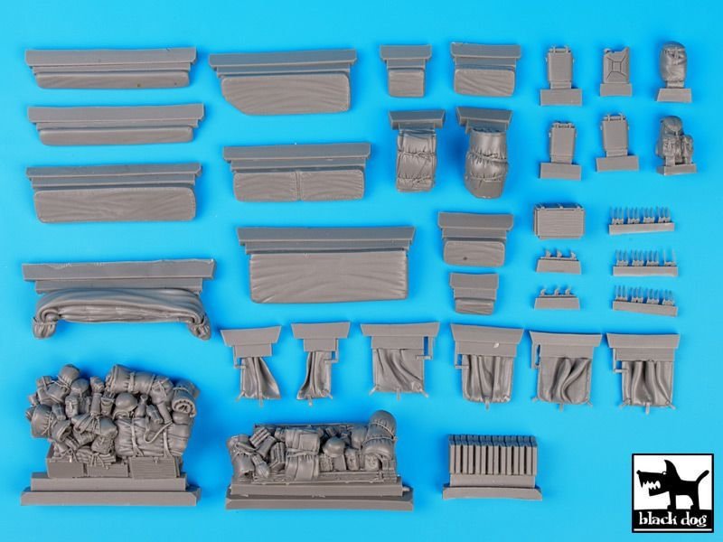 Ensemble d&amp;#39;accessoires complet Black Dog T35072 Sd.Kfz 8 au 1/35 – image 6