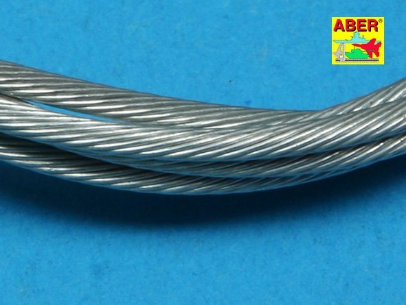 Aber TCS20 Stainless Steel Towing Cables 2.0mm, 1m long – image 3