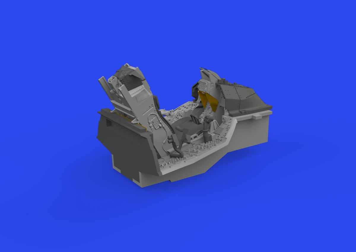 Maquette Eduard 648973 F-16C Block 52 de 1997 (cockpit) - Modèle imprimé Kinetic au 1/48 – image 7