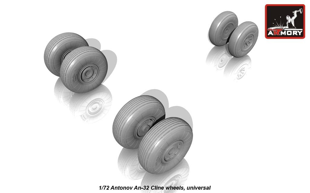 Armory Models AW72030 Antonov An-32 Cline wheels 1/72
