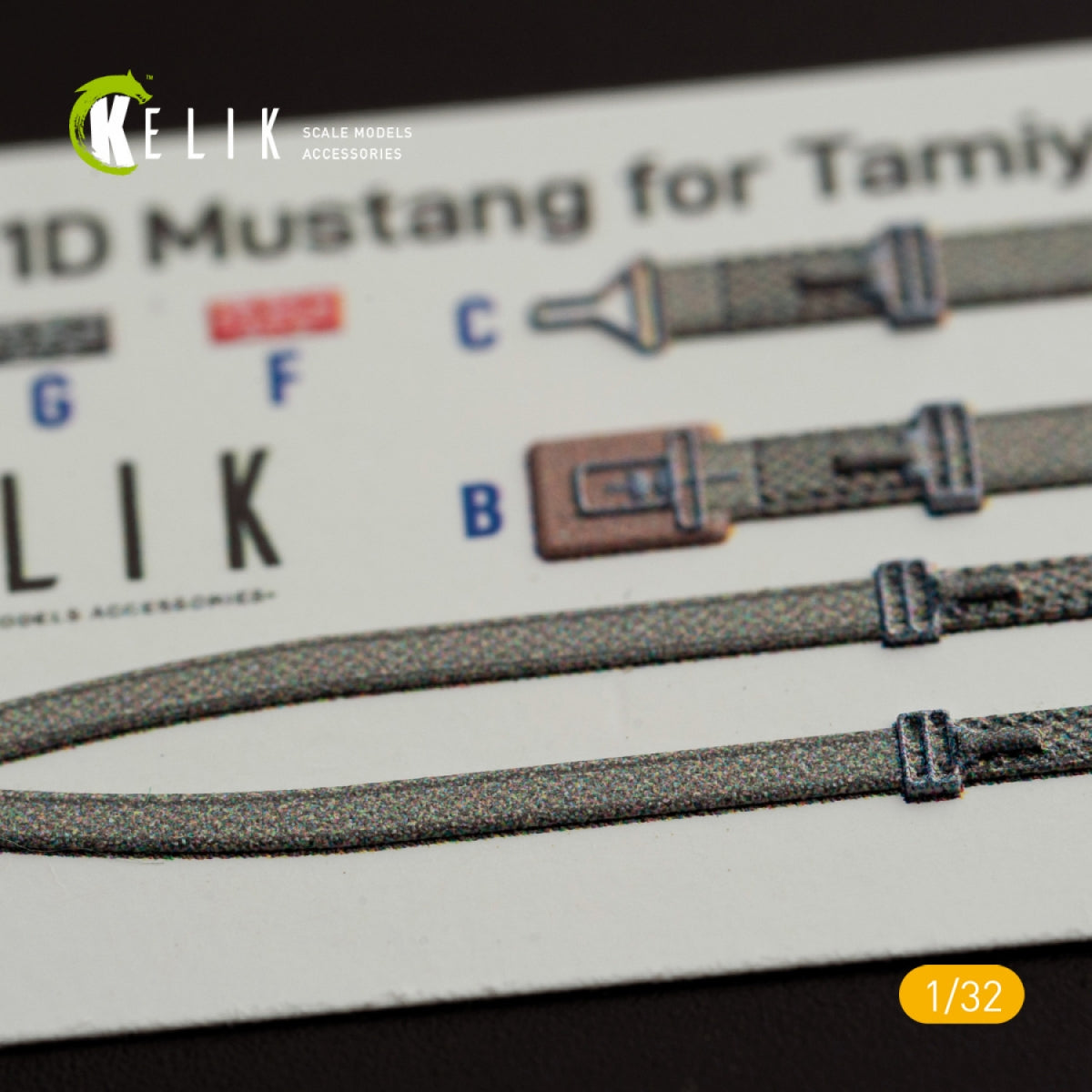 KELIK K32015 P-51D MUSTANG - INTERIOR 3D DECAL FOR TAMIYA KIT 1/32 – immagine 6