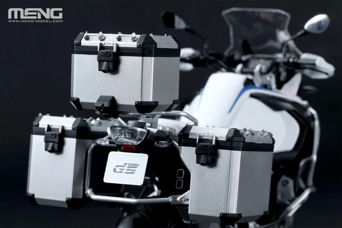 Meng Model SPS-091s BMW R 1250 GS ADV - Luggage Cases Pre-colored Edition (for Meng MT-005/MT-005s kits) 1/9 – immagine 3