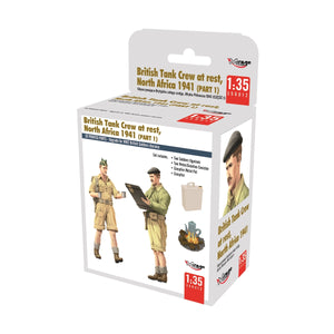 Mirage Hobby 350013 British Tank Crew at Rest, North Africa 1941 (Part I) 1/35 – zdjęcie 2