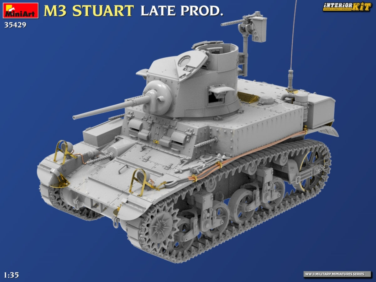 MiniArt 35429 M3 STUART LATE PROD. INTERIOR KIT 1/35 – zdjęcie 8