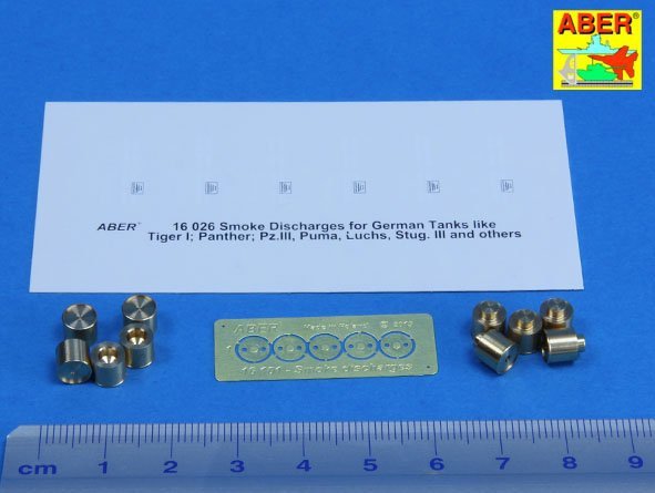 Aber 16101 Smoke Discharges for rear five grenade racks 1/16 – immagine 2