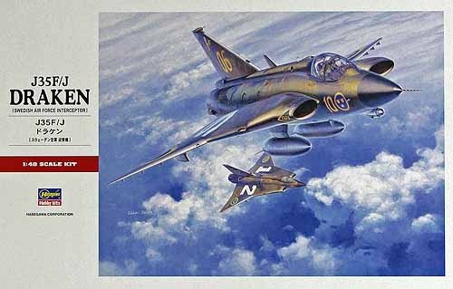 Hasegawa PT41 J35F/J Draken 1/48