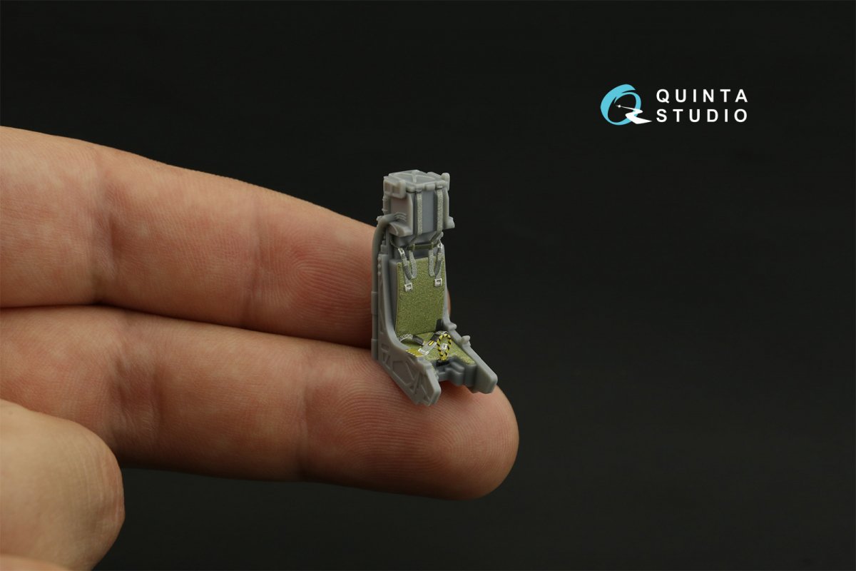 Quinta Studio QD48259 F/A-18E 3D-Printed &amp;amp; coloured Interior on decal paper (HobbyBoss) 1/48 – immagine 11