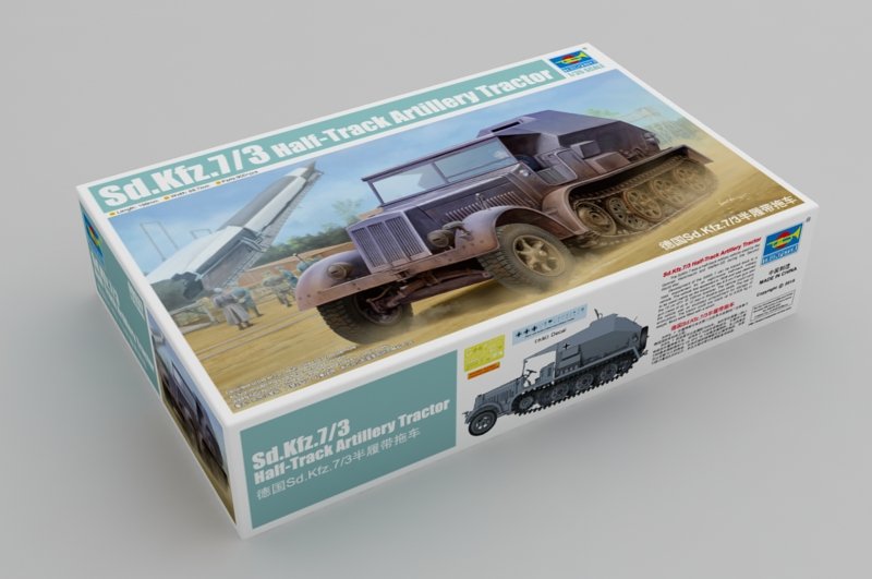Trumpeter 09537 Sd.Kfz.7/3 Half-Track Artillery Tractor 1/35 – immagine 2
