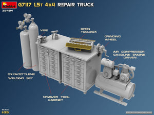 MiniArt 35494 G7117 1,5T 4x4 Repair Truck 1/35 – Bild 45
