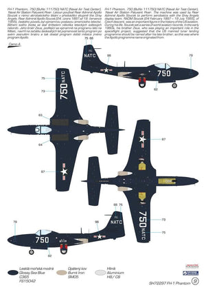 Special Hobby 72297 FH-1 Phantom Demonstration Teams and Trainers 1/72 – immagine 4