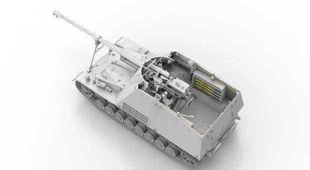 Border Model BT-024 Sd.Kfz. 164 Nashorn Early/Command w/4 figures 1/35 – immagine 3
