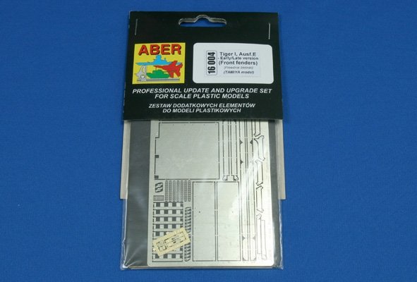 Aber 16004 Front fenders for Tiger I, Aufs.E - Early /Late version 1/16 – immagine 3