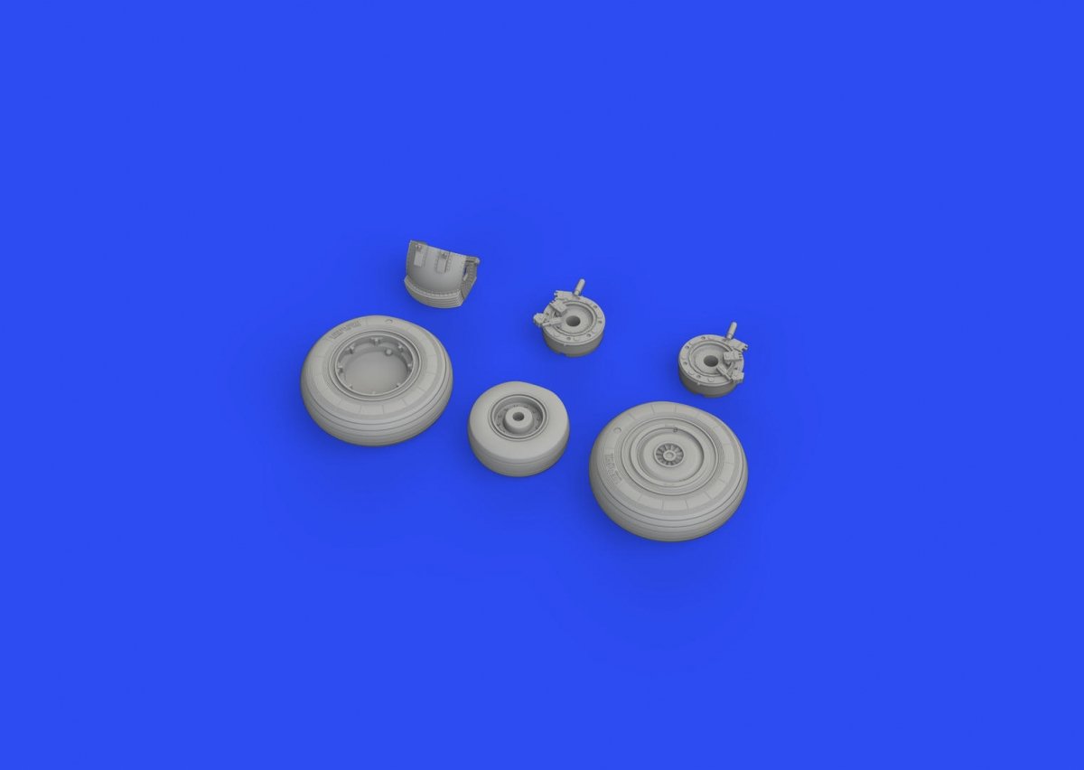 Eduard 648653 Su-27 wheels GREAT WALL HOBBY 1/48 – Bild 3