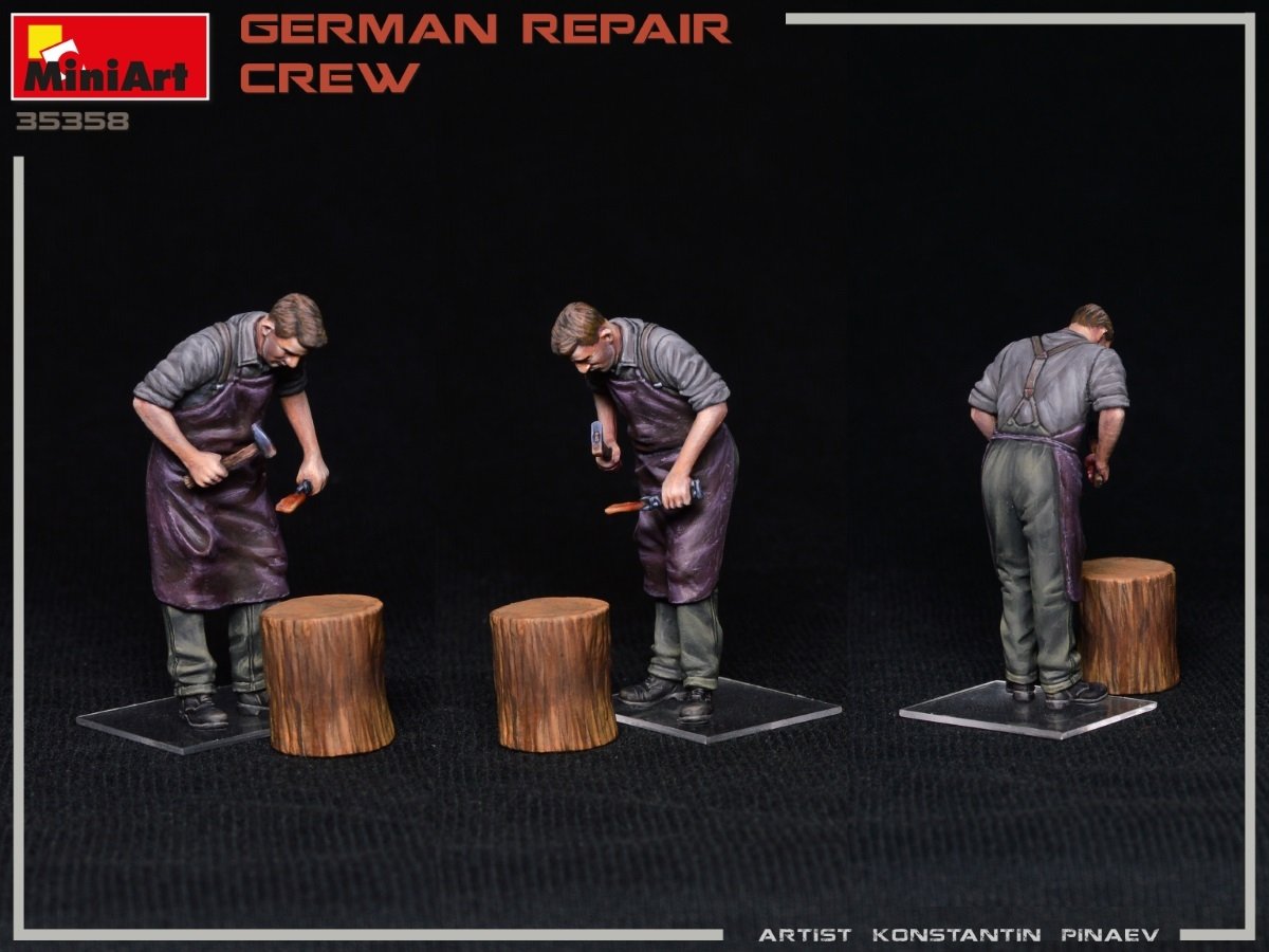 MiniArt 35358 GERMAN REPAIR CREW 1/35 – immagine 3