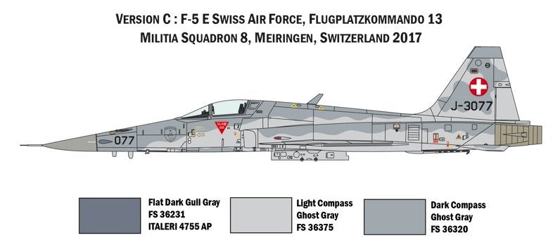 Italeri 1420 F-5E Force aérienne suisse 1/72 – image 4
