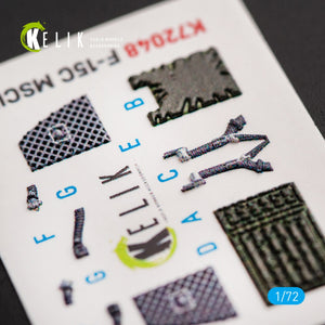 KELIK K72048 F-15C MSIP II EAGLE INTERIEUR 3D AUTOCOLLANTS POUR GWH 1/72 – image 4
