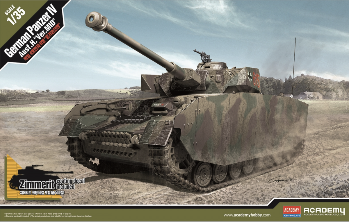 Académie 13516 Pz.Kpfw. IV Ausf.H Mid Version 1/35