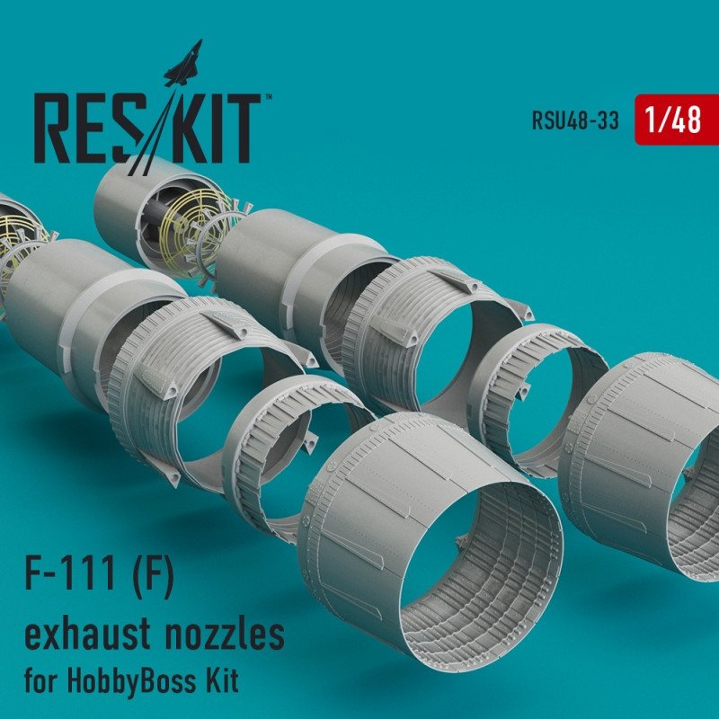 RESKIT RSU48-0033 Buses d'échappement F-111 F pour kit HobbyBoss 1/48