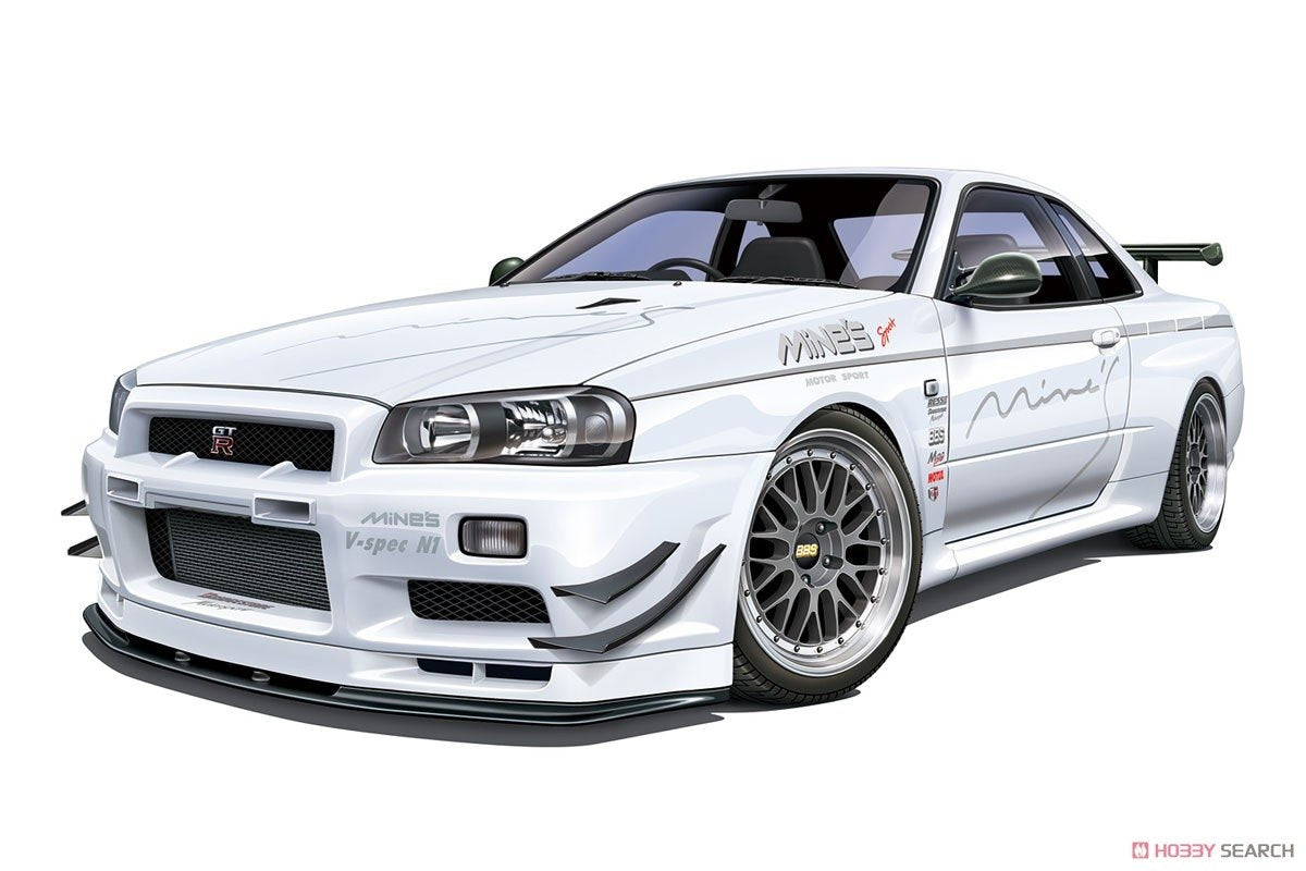 Aoshima 05986 Nissan Skyline GT-R R34 BNR3 1/24  – image 4