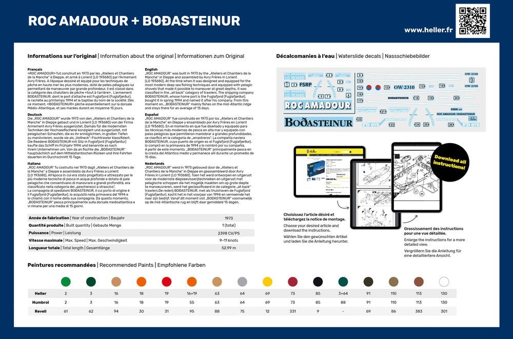 Heller 55608 Starter Kit - Roc Amadour + Bodasteinur Twinset 1/200 – Bild 4