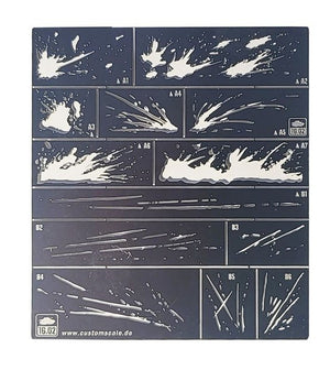 16.02 VK-AS35001 Splash and Scratch Airbrushstencil